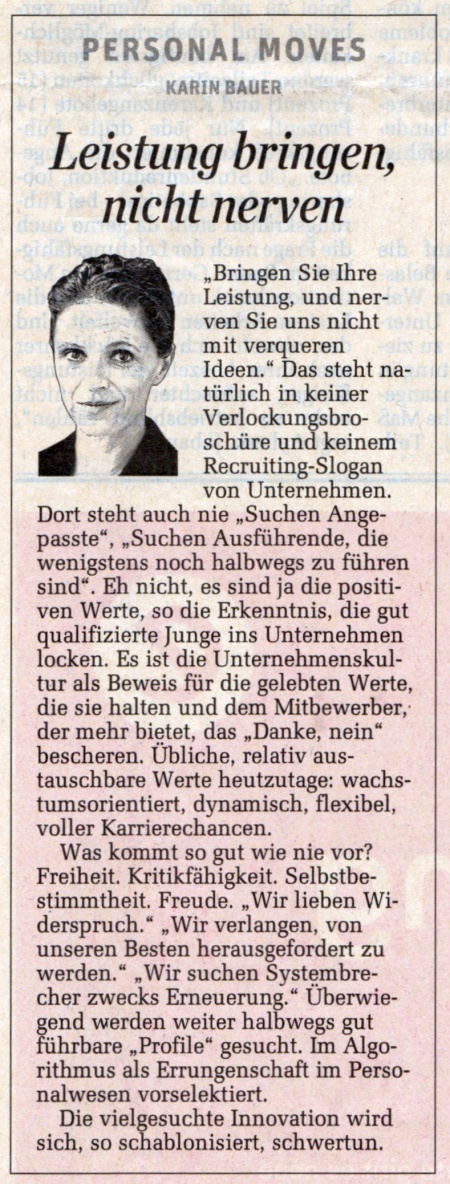 Der Standard 21.10.2015; Karin Bauer